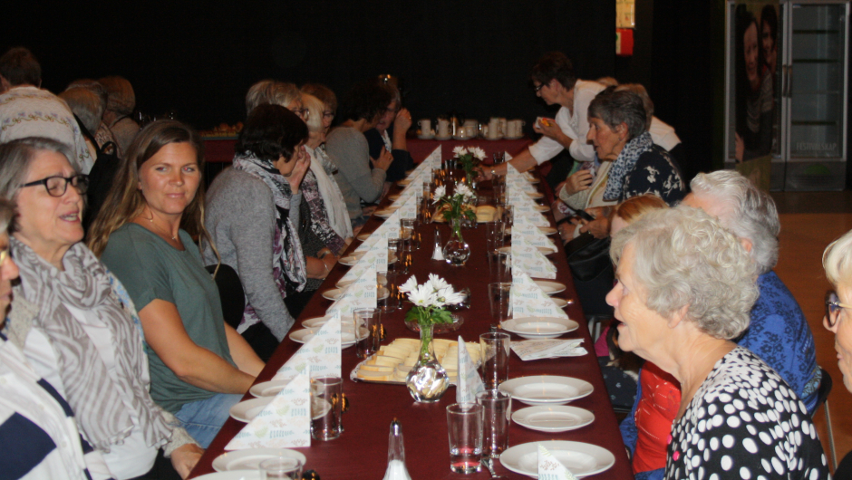 Lunsj, med nydelig betasuppe