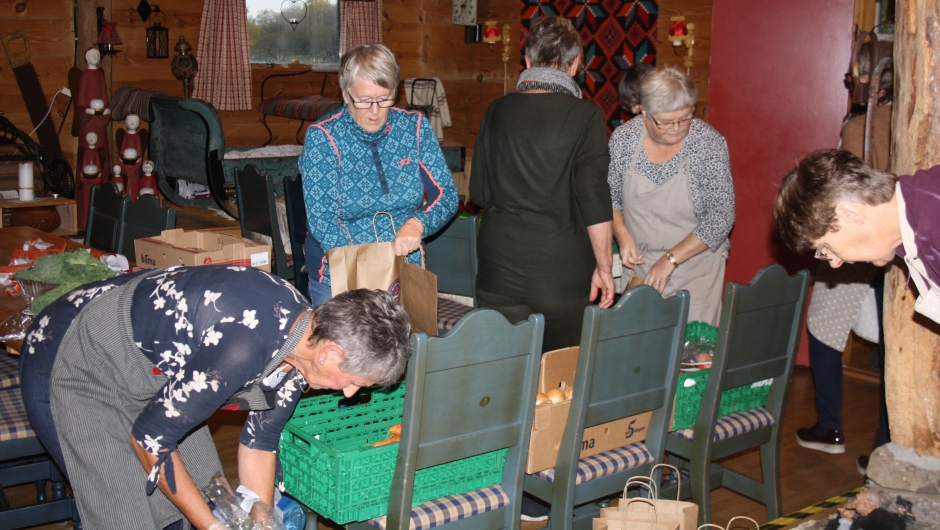 Pakking av grønnsaker