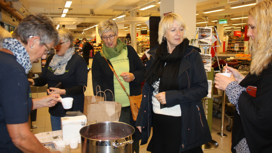 Fekk besøk av ordforeren vår Wenche Tislevoll