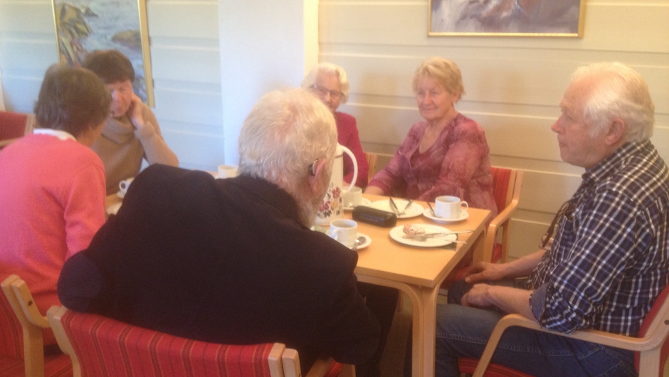 Noen som var til stede og hygget seg.