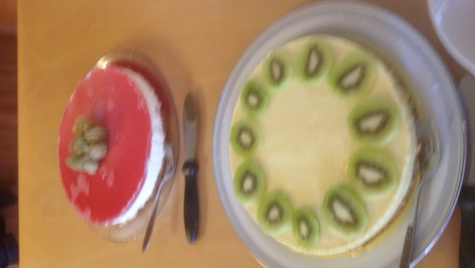 Det var ostekaker i dag!