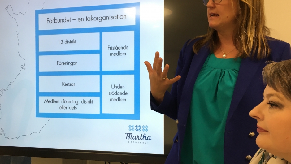 Organisasjonssjef Annika Jansson i Marthaförbundet