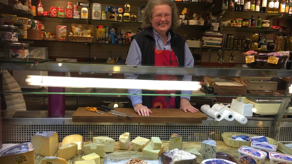 Ostebutikk i Saluhallen