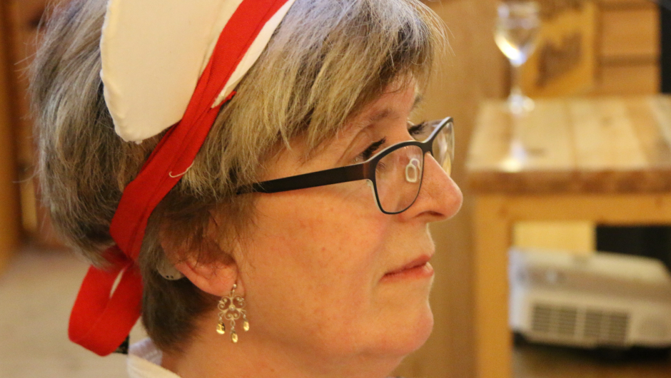 Så skal selve skautet på.foto Bjørg S