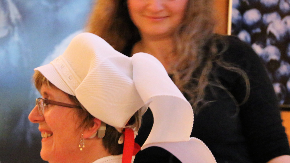 Hardangerskautet i all sin prakt. Kunstverk. foto Bjørg S