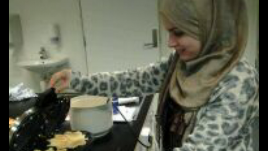 Alaa lager vaffelkaker