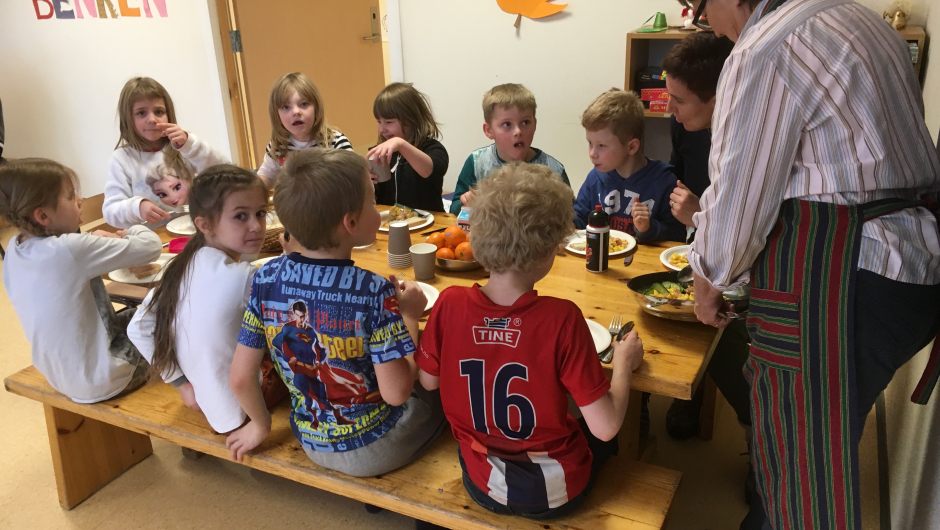 Skolelunsjservering 1.- 3.klasse