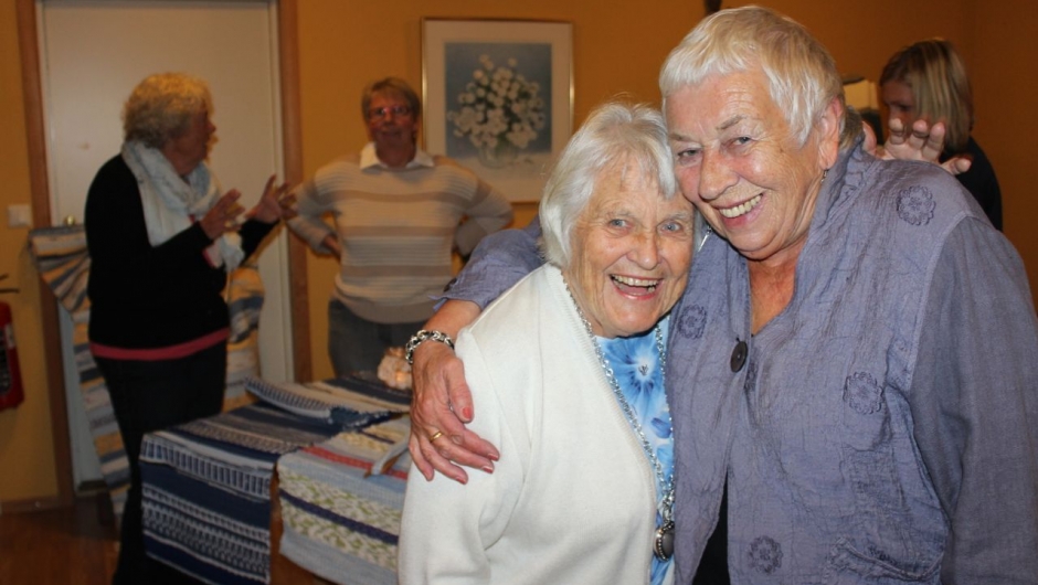 Herlig bilde av Hanna-Marie Hillestad og Hanne Inderberg Smith