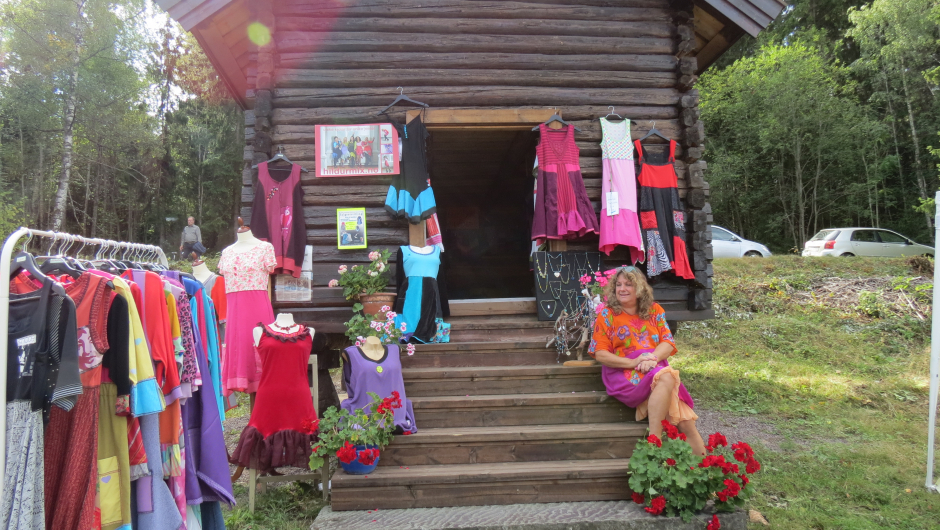 Fargerike Hildurmix hadde inntatt stabburet. Flott redesign!