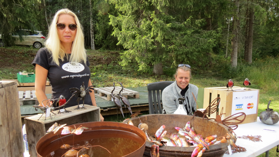 Syverud gård fra Sande var hos oss første gang