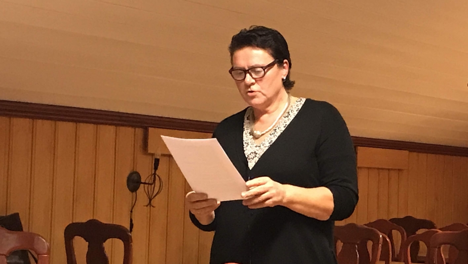 Avtroppande leiar, Mette Marie Døving . Avtroppande leiar, Mette Marie Døving .