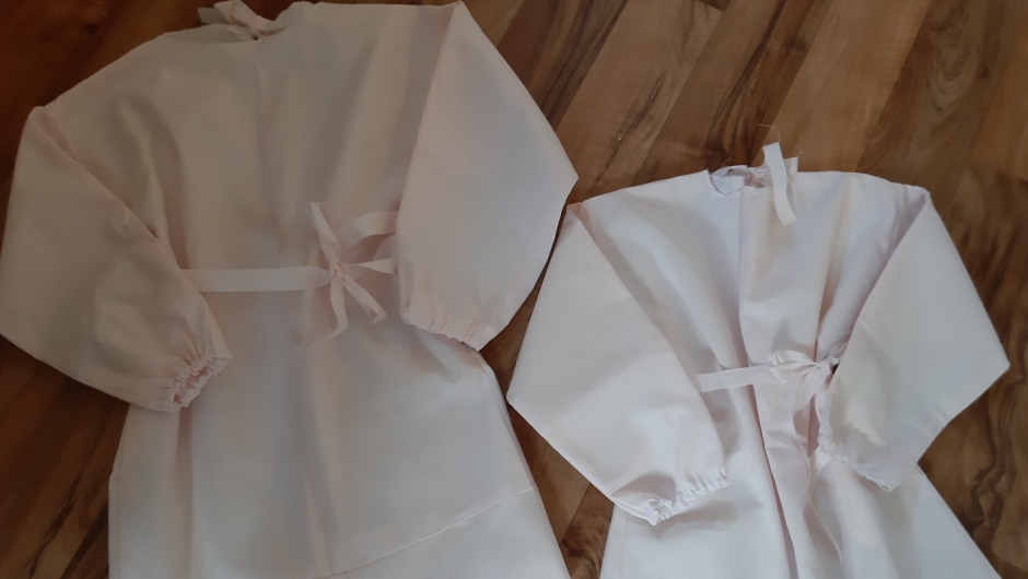 Minismittevernfrakker til ungene Minismittevernfrakker