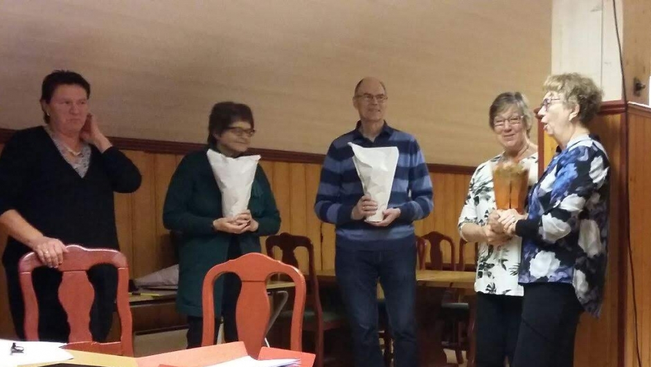 Blomster til Mette Marie, Kjell, Sunneva og Judith Blomster til Mette Marie, Kjell, Sunneva og Judith.