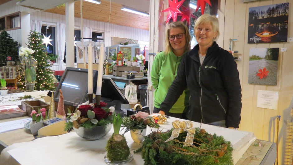 Trivelige inspiratører, mor og datter på Rønneberg Gartneri Trivelige inspiratører, mor og datter på Rønneberg Gartneri