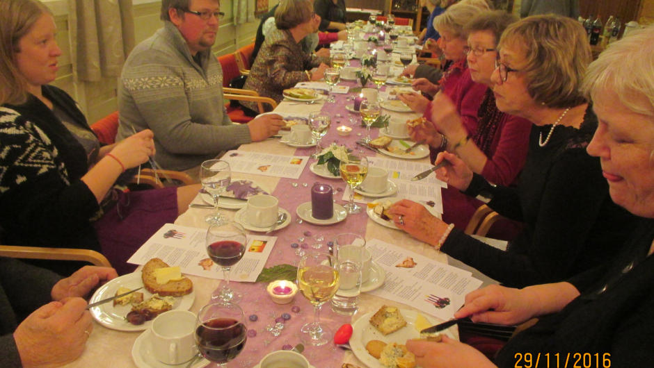 Pent pyntet bord.....