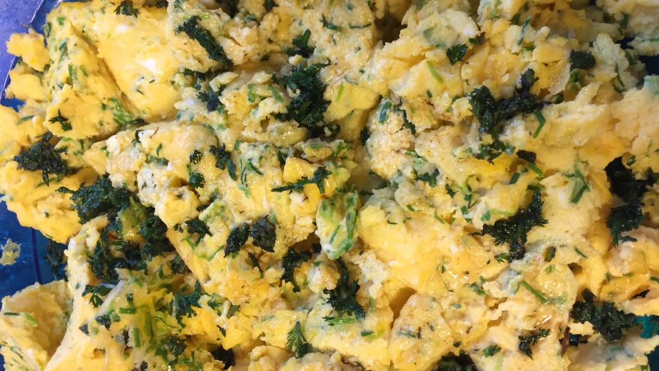 Eggerøre med ryllik og gressløk Ville vekster