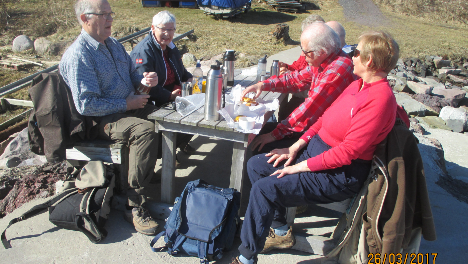 Her raster vi på steinbrygga.