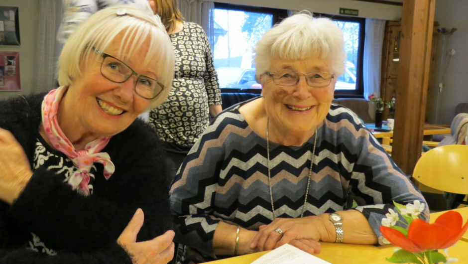 Godt oppmøte og Sigrid Foss og Berit Tronrud var på plass Godt oppmøte og Sigrid Foss og Berit Tronrud var på plass