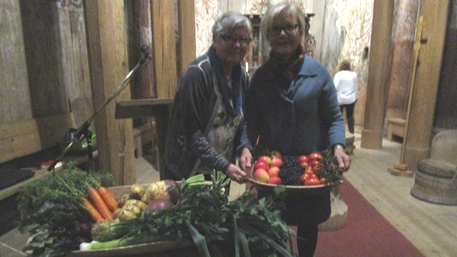 Høsttakkefest i Stavkyrkja