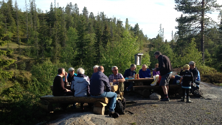 Familietur på Svartkamhytta