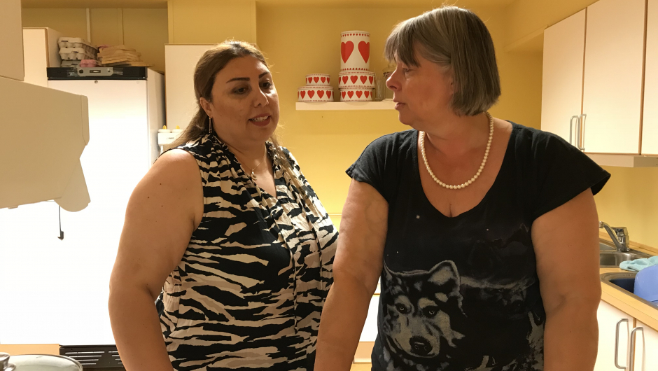 Sawsan og Simone Sawsan og Simone