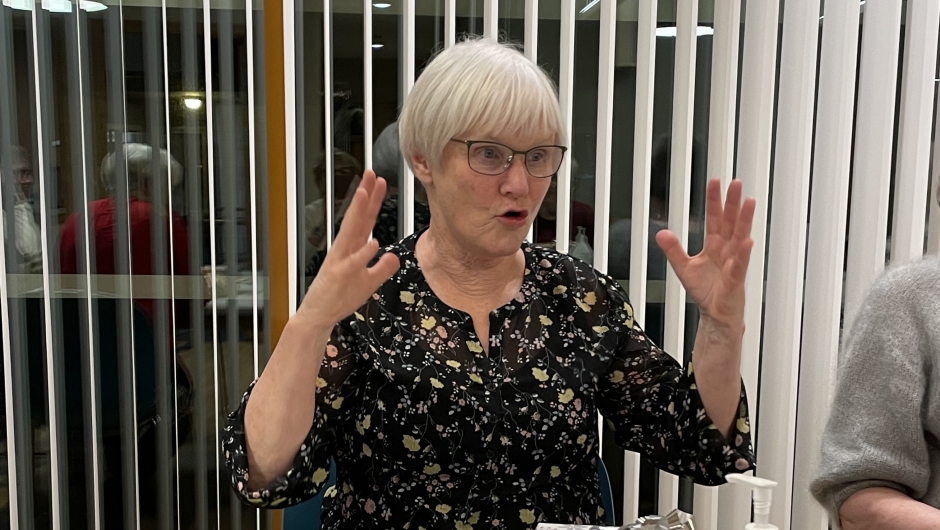 Berit, engasjert som alltid. Berit, engasjert som alltid.