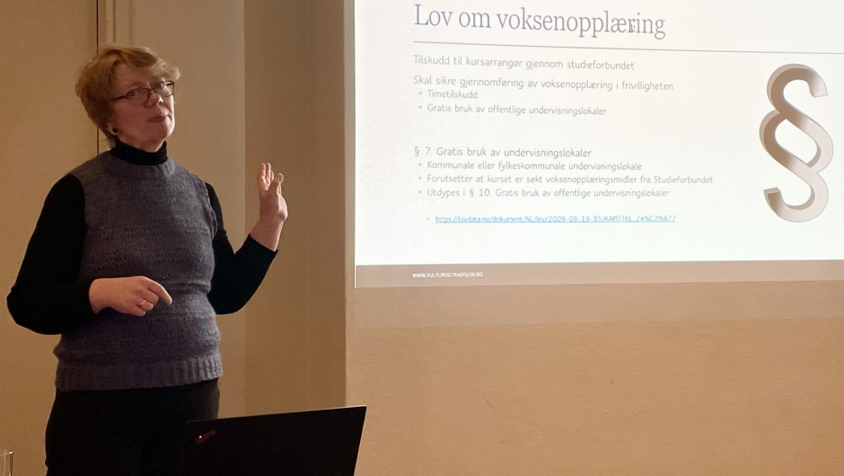 Liv Skogstad Mikaelsen fra Studieforbundet