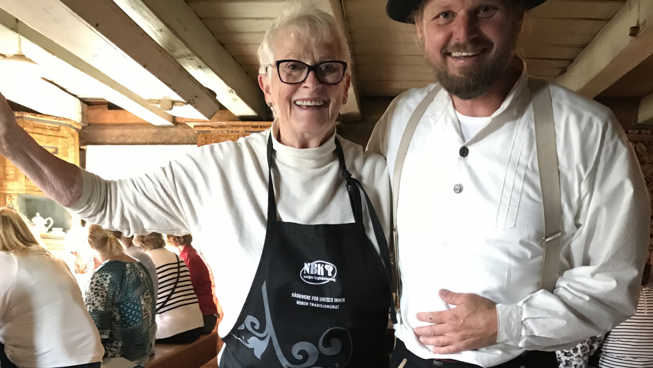 Vel blåst sier Vera og Helge