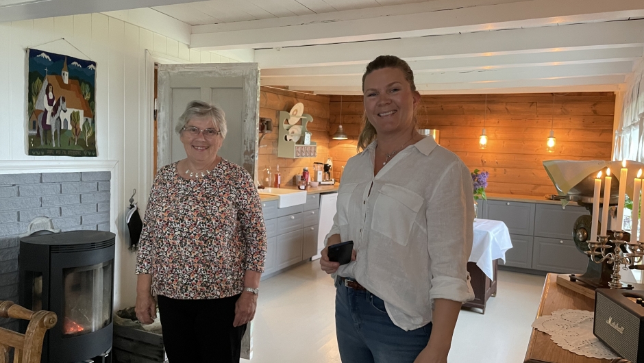 Rigmor og Guro stilte med hus og mat Rigmor og Guro stilte med hus og mat