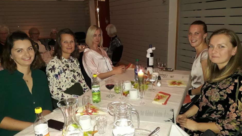 Våre yngste medlemmer koste seg på festen Våre yngste medlemmer koste seg på festen