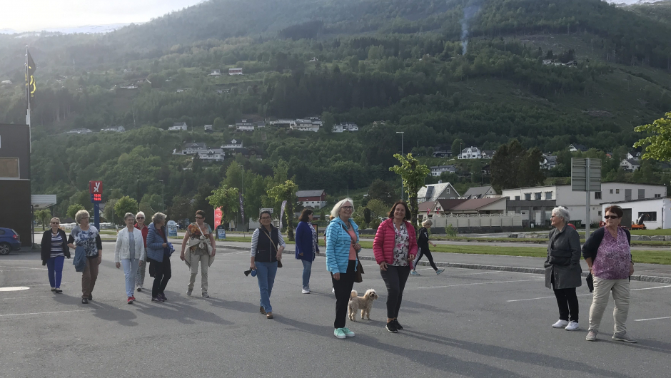 Rask tur på Strandpromenaden og tilbake.