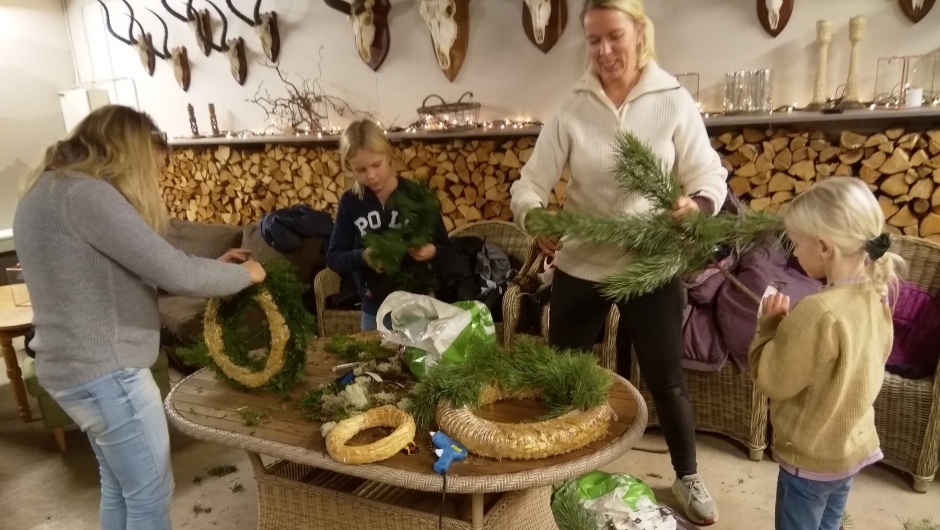 Store og små jobbet ivrig Store og små jobbet ivrig