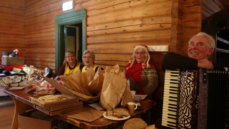 Koselig salgsbod Foto:Tonje Myre