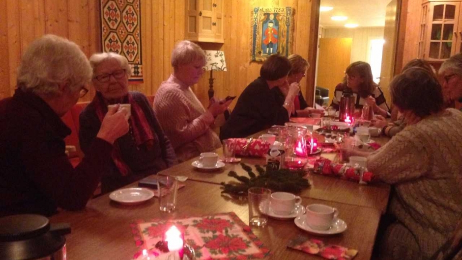 Praten gikk som alltid