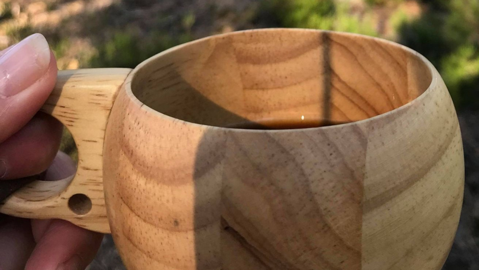 Det smakte godt med kaffe på toppen av Hytteåsen Det smakte godt med kaffe på toppen av Hytteåsen