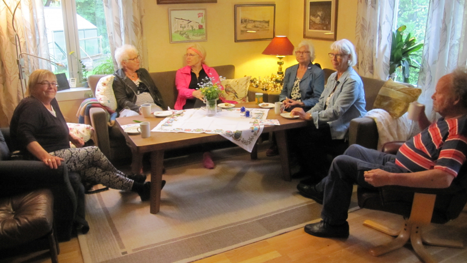 Kaffekos i stuene hos Gerd og Jens Kaffekos i stuene hos Gerd og Jens