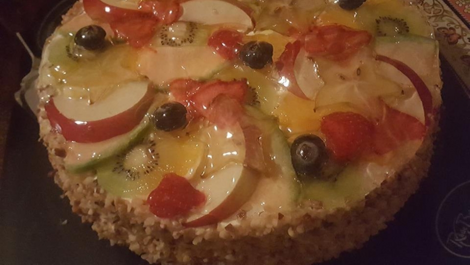 Flott kake som smakte godt hadde vi også.