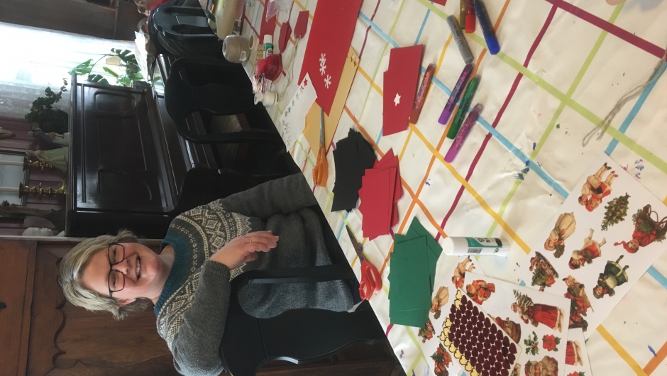 Juleverksted Kari fra 4H hadde juleverksted