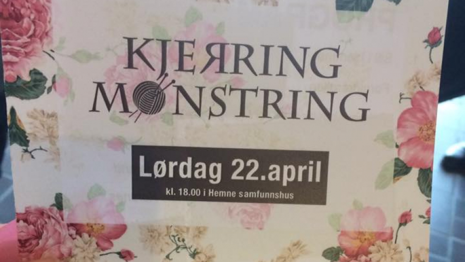 Målet med turen. Kjærringmønstring i Hemne.