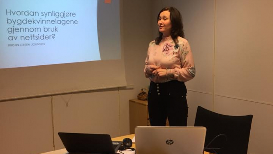 Nettsideveiledning av Kristin Green Johnsen Foto: Linda Nordlie