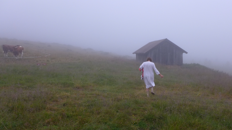 Noen måtte ut i fjøset.... Noen måtte i full fart ut i fjøset!.