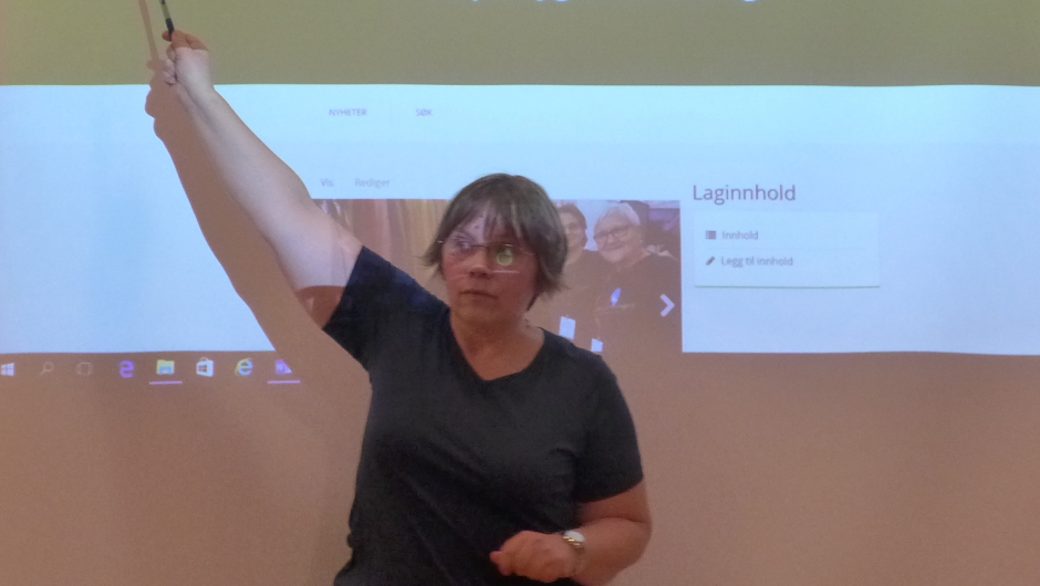 Takk til Helle for godt nettsidekurs!