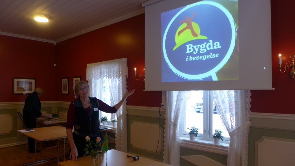 Inger Margrethe Medhus fortalde om Bygda i bevegelse.