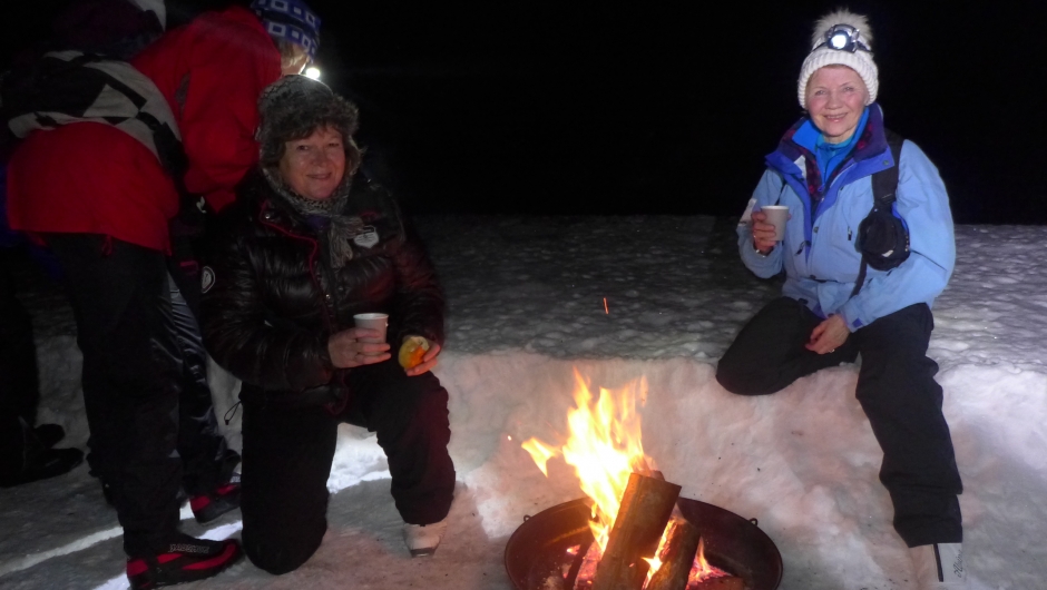 Så fint kan me ha det etter skitur!