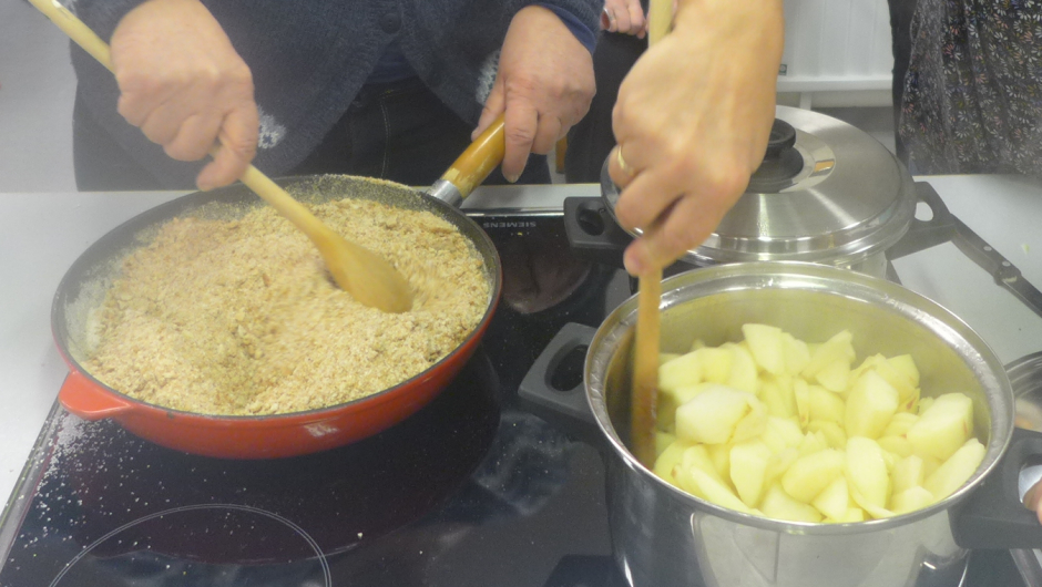 Her blir det dessert!