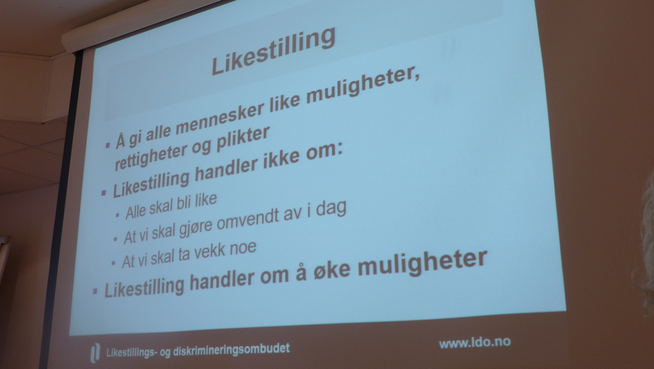 Likestilling, kva er det?