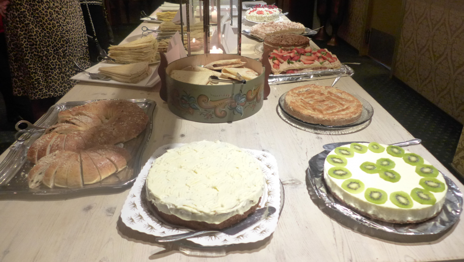 Fantastisk kakebord.