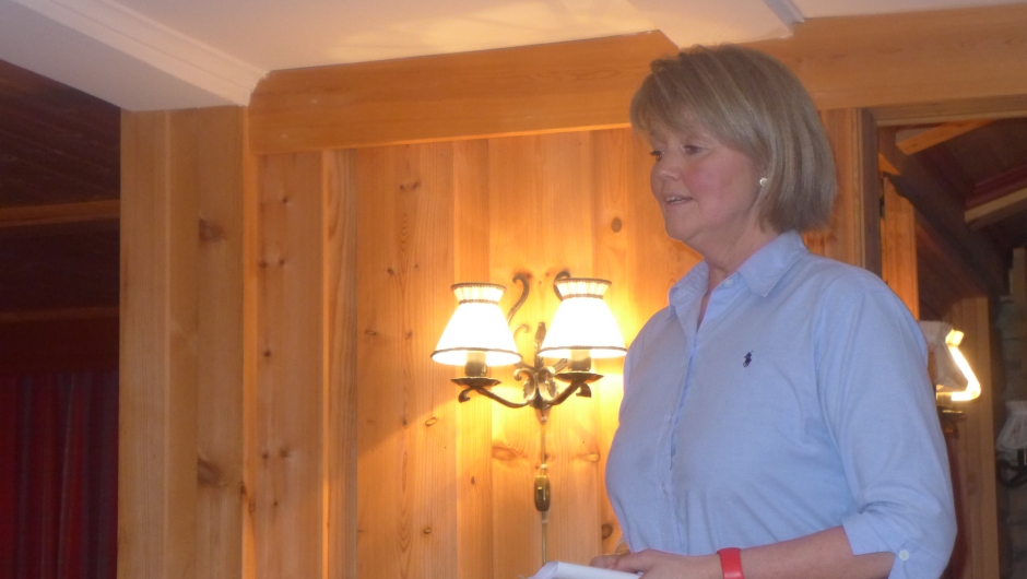 Eigar, innehavar, kokk og servitør, Gro Odden.