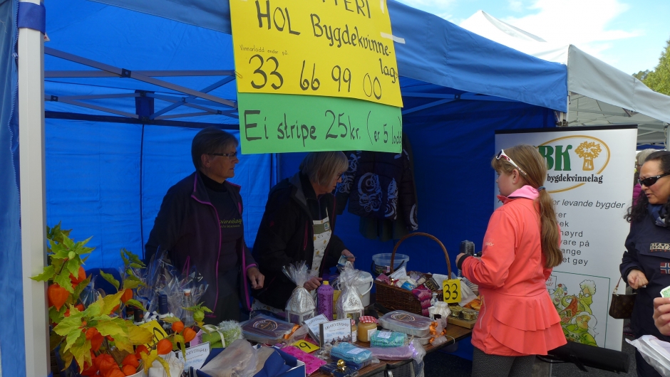 Salget gjekk "strykande". Alle lodd utselt.