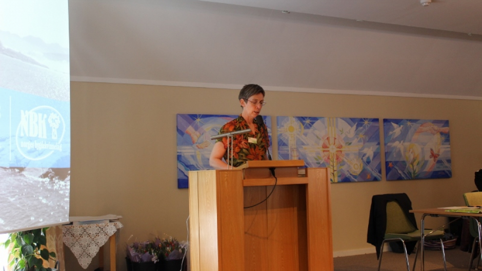 Leders tale Anne Ka Munkejord Foto: VBK